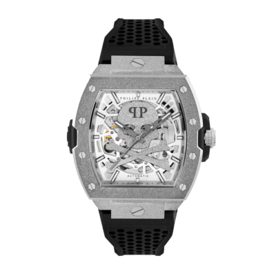 Reloj PHILIPP PLEIN Acero THE SKELETON FROSTED Caucho AUTOMÁTICO
