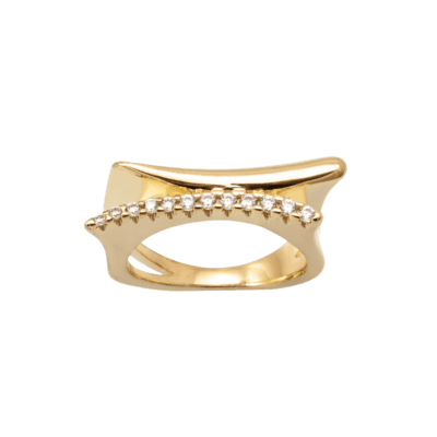 Anillo MARINA GARCÍA Plata Dorada PADUA