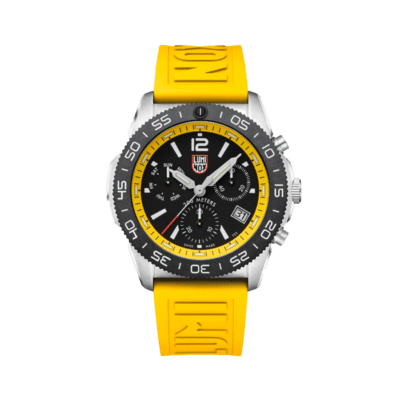 Reloj LUMINOX NAVY SEAL Acero PACIFIC DIVER 3140 Caucho Amarillo DOBLE CORREA
