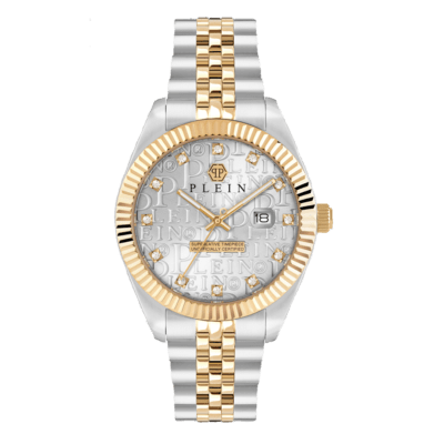 Reloj PHILIPP PLEIN Acero Bicolor NEW DATE SUPERLATIVE Tres Agujas