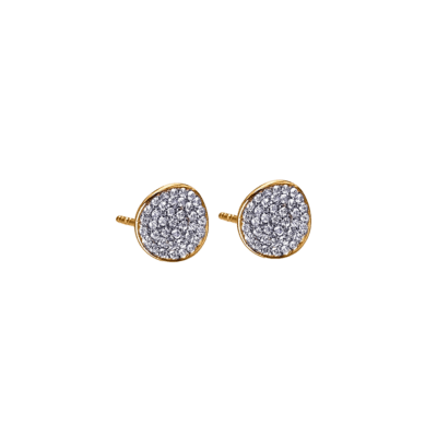 Pendientes LE CARRÉ Oro Amarillo y Diamantes VITA