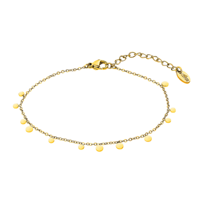 Pulsera LOTUS STYLE Acero Dorado ESSENTIALS Mujer Doce Chapas