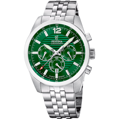 Reloj FESTINA Hombre TIMELESS CHRONOGRAPH Acero Esfera Verde