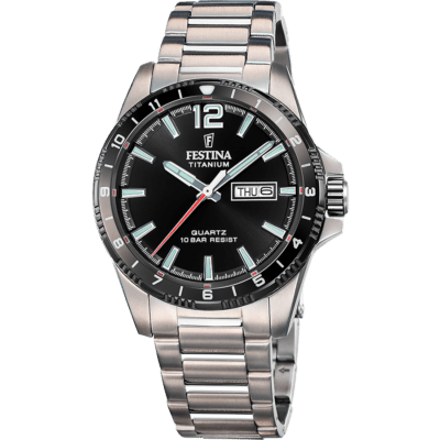 Reloj FESTINA Hombre TITANIUM Esfera y Bisel Negro