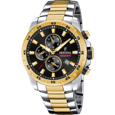 Reloj FESTINA Hombre CHRONO SPORT Bicolor Esfera Negra