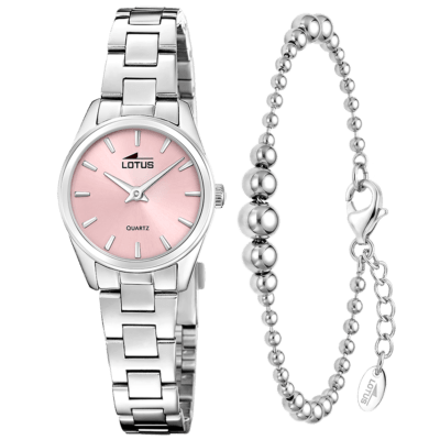 Reloj LOTUS Mujer 2GETHER Acero Esfera Rosa CON PULSERA