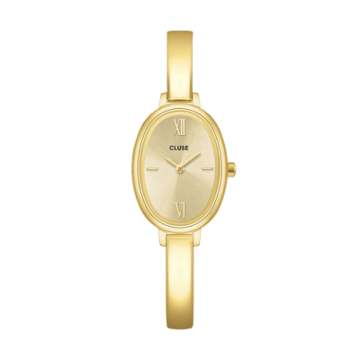 Reloj CLUSE Mujer Acero Dorado L’OVALE Esfera Dorada