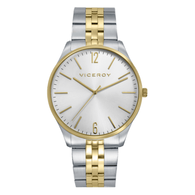 Reloj VICEROY Acero Bicolor Dorado DRESS Hombre